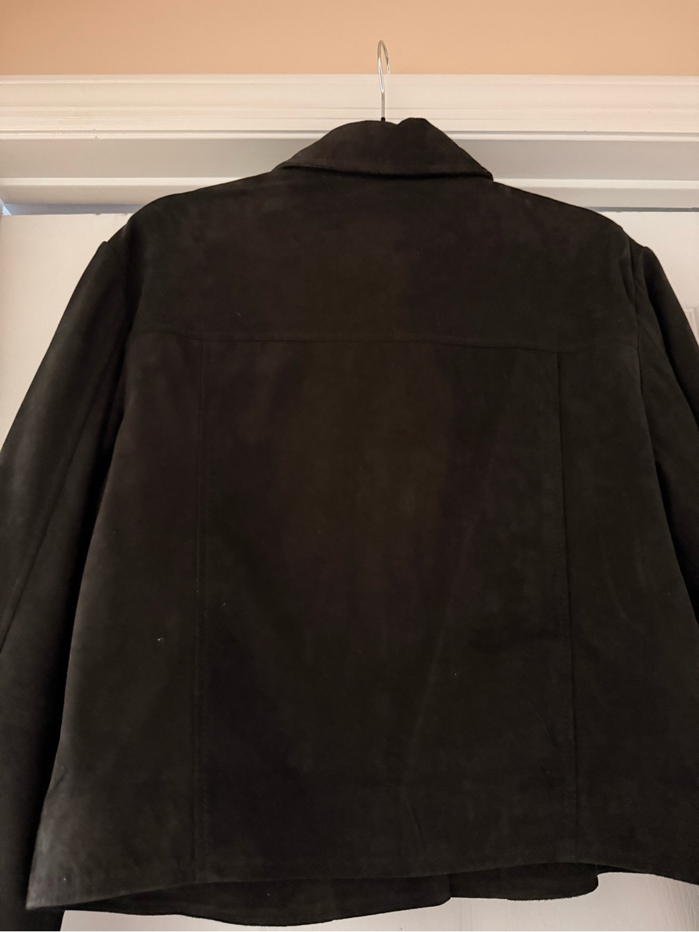 NEW! Bod & Christensen - Suede Button-Front Jacket - Black - Size M - Picture 4 of 11